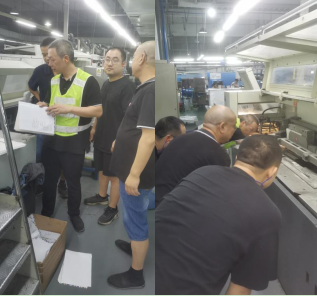 跨班协作，共克难关 ——胶装一号机书背褶皱问题